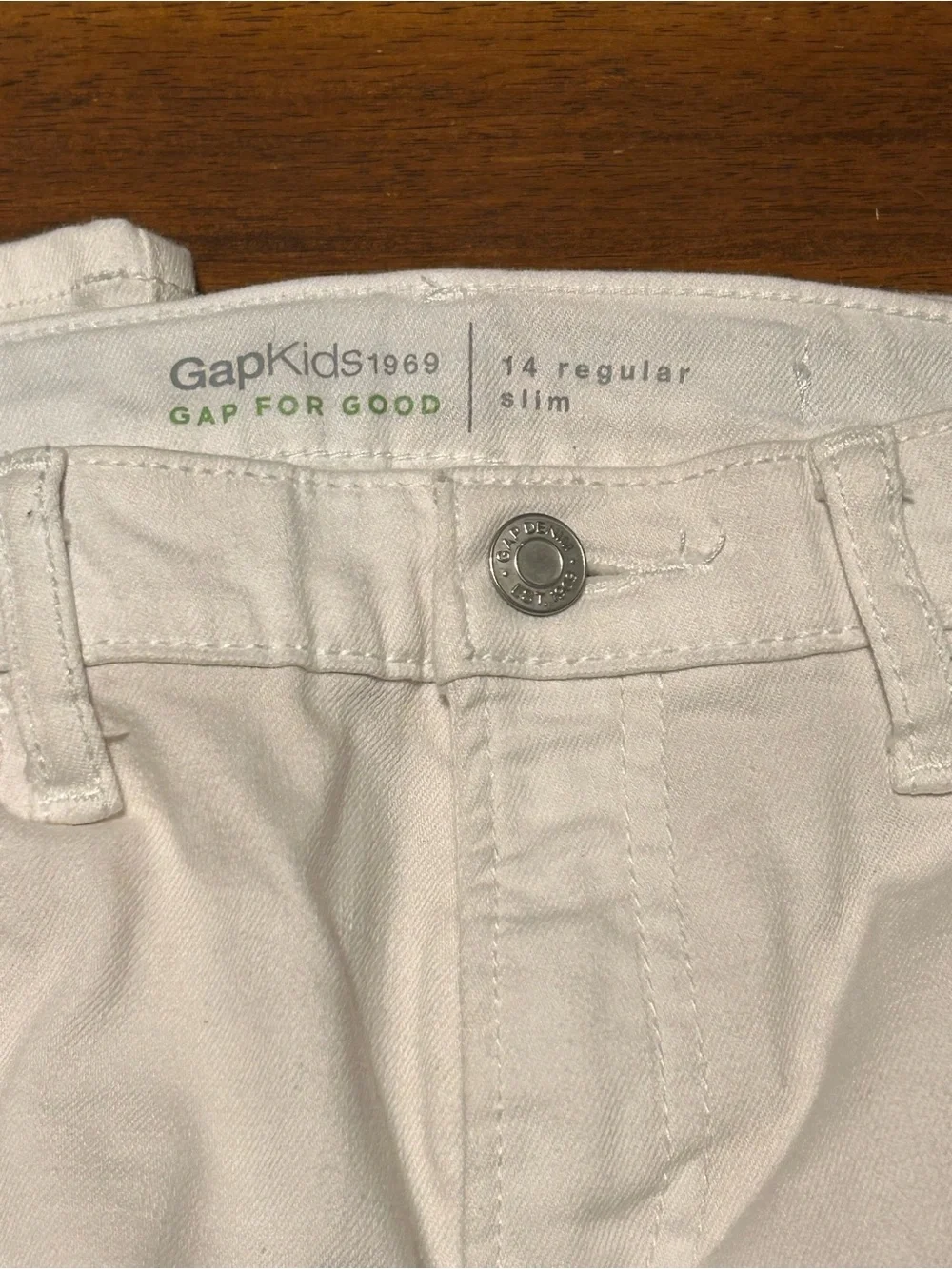 GAP kids White Jeans